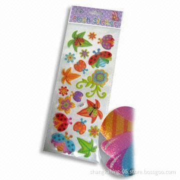 Puffy Sticker, Measuring 8.5 x 23cm, Available in Various Designs